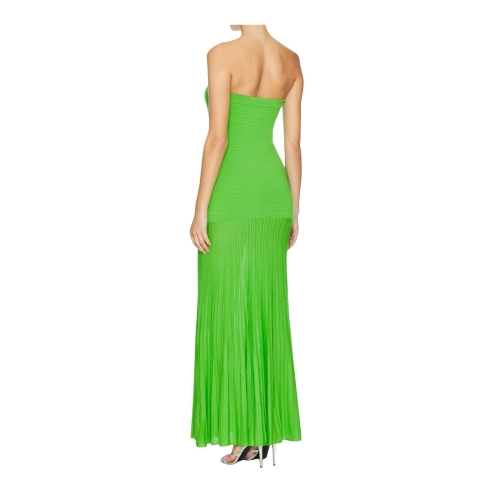 Line & Dot Arlo Tube Dress in Electric Green  New With Tags Sz Large - Picture 3 of 11